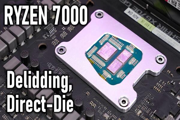 Delid Ryzen 9 7900X giúp hạ nhiệt và đẩy xung tới 5.50 GHz
